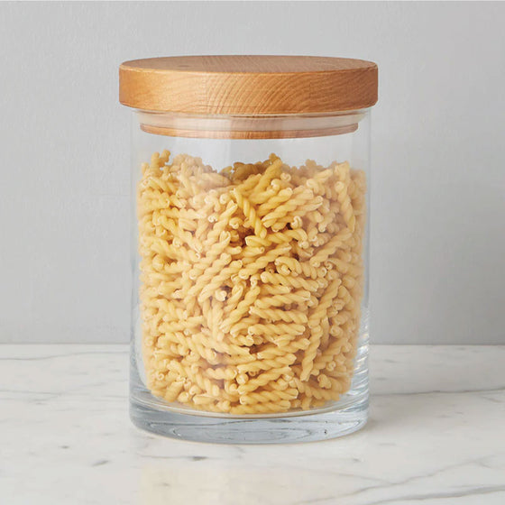 Wood Top Canister Large