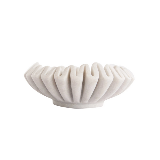 Marble Fluted Dish