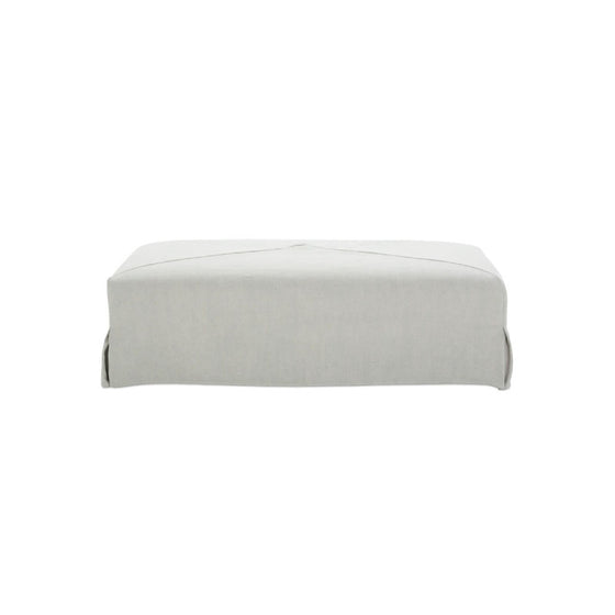 Miles Slipcovered Ottoman