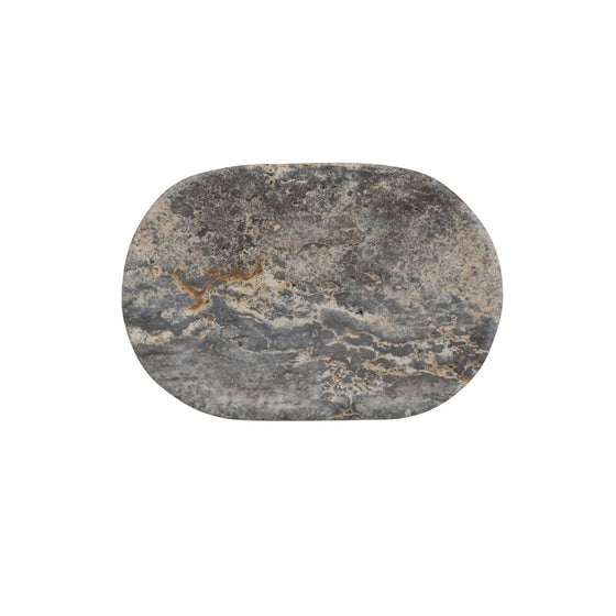 Oval Travertine Soap Dish