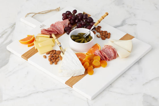 White Rectangular Charcuterie Board