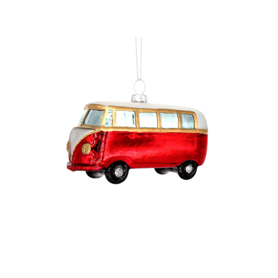 Red VW Van Ornament