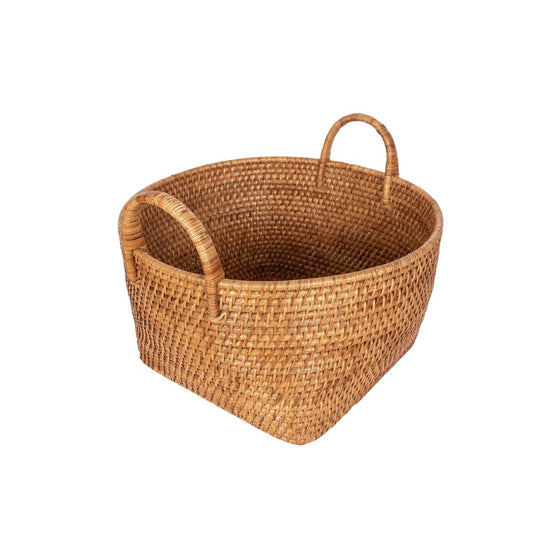 Round Rattan Basket