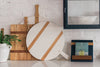 White Round Charcuterie Board
