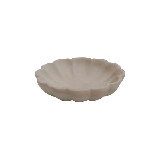 Scalloped Marble Bowl
