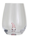 Stemless Wine Glass w/ Holiday Figure