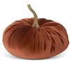 7.25" Velvet Stuffed Pumpkin