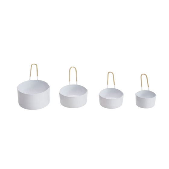 Enameled Measuring Cups: Set of 4