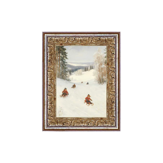 Sledding Hill Print