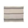 Stitched Throw with Frayed Edges