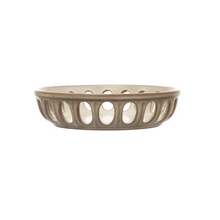  Stoneware Basket Bowls