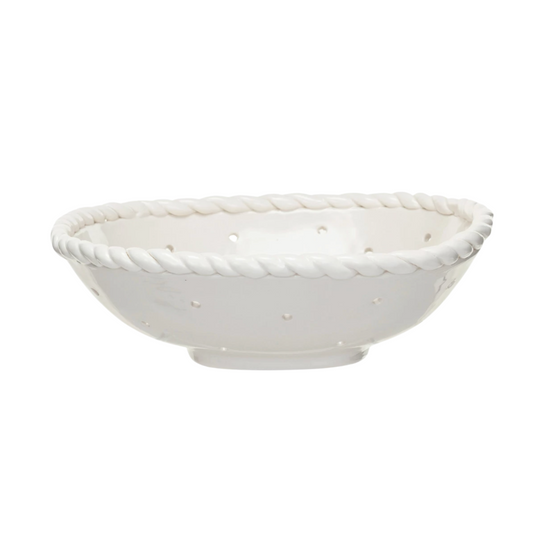 Stoneware Colander