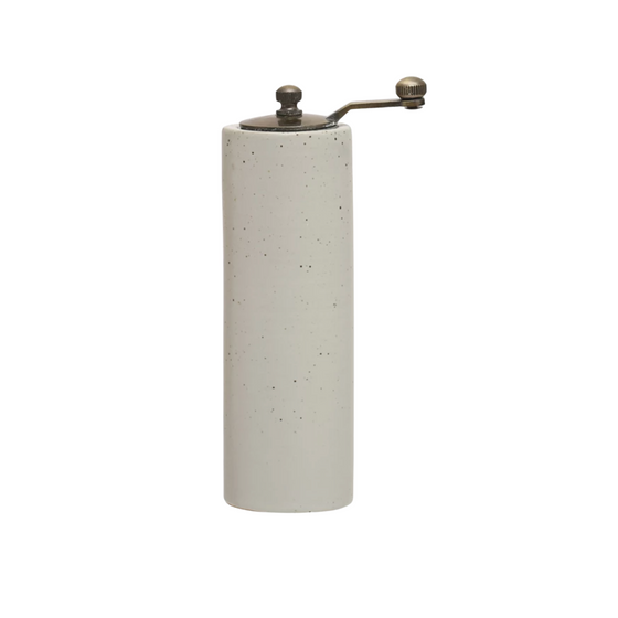 Stoneware Salt or Pepper Grinder