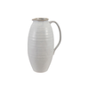 White Stoneware Pitcher