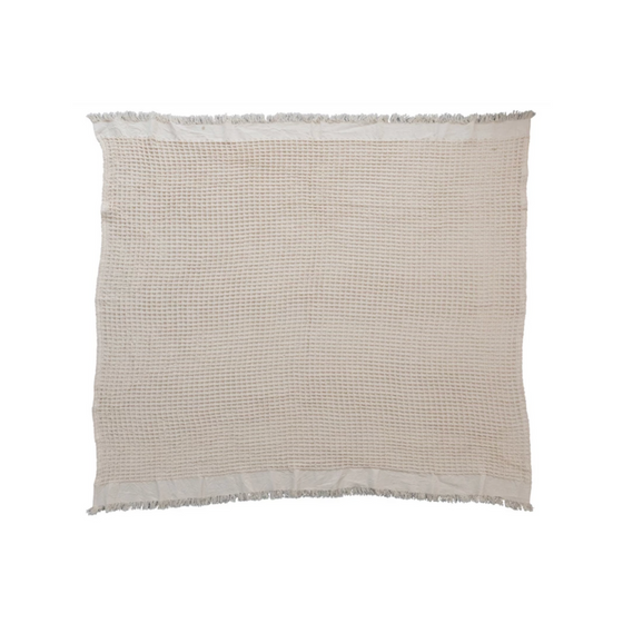Waffle Weave Throw