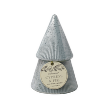  White Stacked Tree Candle