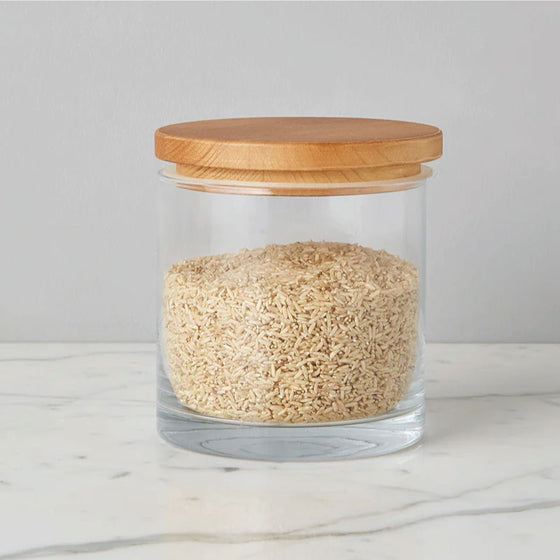 Wood Top Canister Medium