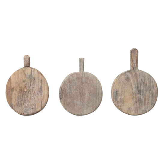 Wood Bread Board with Handle
