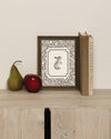 Brown Bunny Framed Antique Art