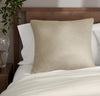 Ribbed Knit Sham, 26" x 26": Mist