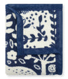 Whimsical Woods Navy Mini Blanket: Mini