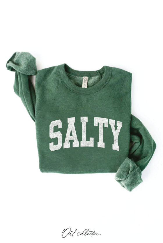 SALTY sweatshirt: TAN / XL