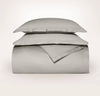 Percale Hemmed Duvet Set: Shore / King/Cal. King