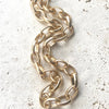 Chunky necklace statement layering