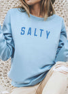 Salty Crewneck Sweatshirt : Heather Dust/ Large