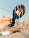 Hand-painted Americana Puppy Brush | Eco-Friendly: Handbag Hero