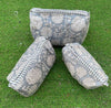 Quilted Floral Cosmetic Bag