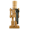 All Weather Rattan Nutcracker - Green: Rattan (Synthetic), Metal, Velvet Bow / 48" H x 17.5" W x 12" D