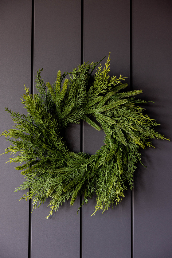 Norfolk & Cypress Wreath