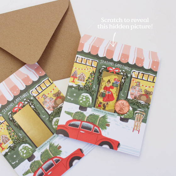Scratch-off Toy Shop Card