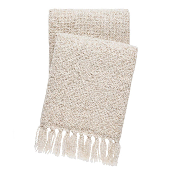 Boucle Throw: Natural