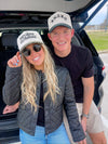 Sorry about my Husband / Wife Vintage Trucker Hat: Husband/Black