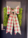 The Merry Manor Tartan Bow