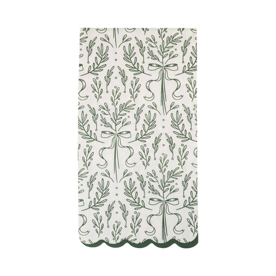 Green Bough Pattern Napkin