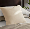 Ribbed Knit Sham, 26" x 26": Mist