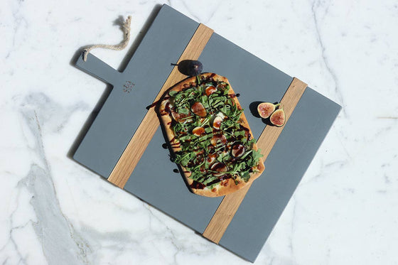 Grey Rectangle Charcuterie Board