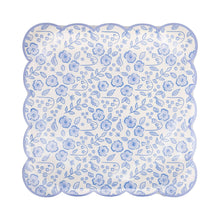  Blue Ditsy Paper Plate