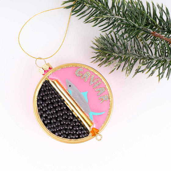 Caviar Glass Ornament