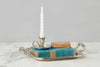 Chamberstick Candle Holder, Silver