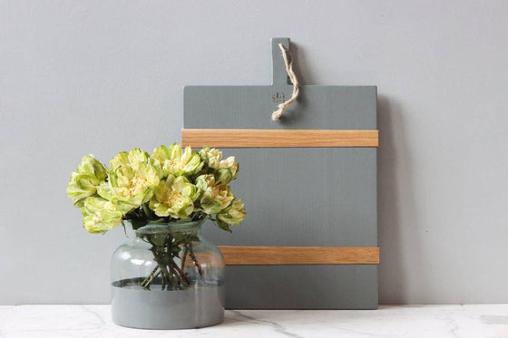 Grey Rectangle Charcuterie Board