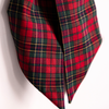 Plaid Red Fabric Bows: Medium