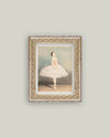 Ballerina Framed Antique Art