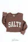 SALTY sweatshirt: TAN / XL