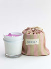 Striped Bagged Candle: Voyageur