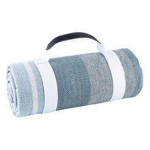  Blue Stripe Picnic Blanket