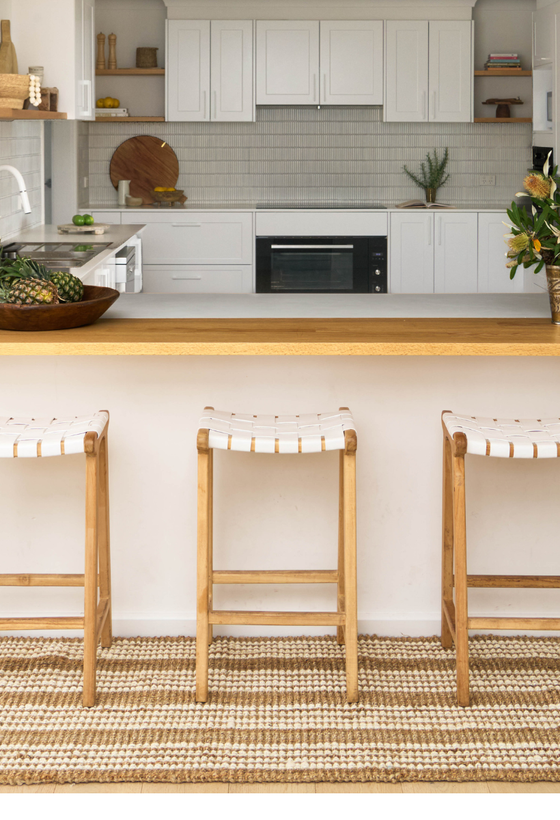 Osbourne Stripe Jute Mats, Runners & Rugs: 100% Jute / 2'6" x 14'